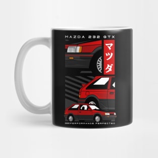 Iconic Mazda 323 GTX Design Mug